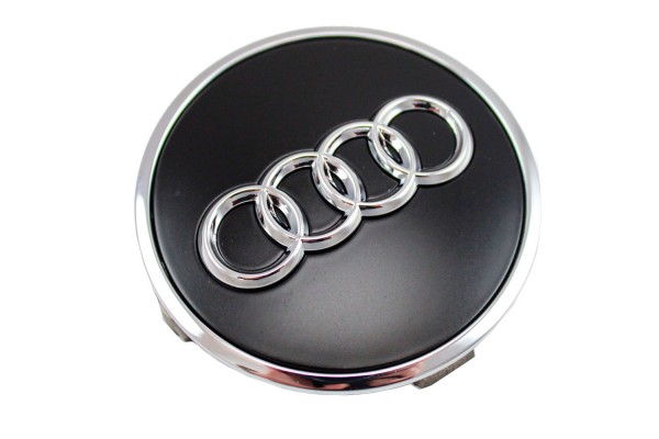Tapa centro de llanta rueda Buje Negro Mate AUDI Original 8W0601170B