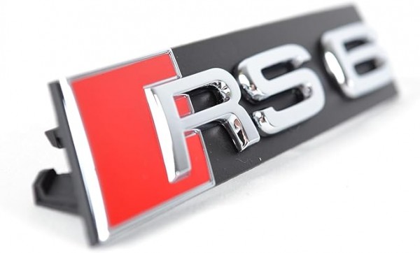 Rótulo cromado 'RS6' ORIGINAL AUDI A6, RS6, 4F0853736H2ZZ
