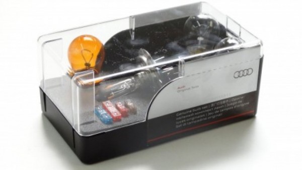 1 juego bombillas para caja de lámparas (H7 W5W C5W P21W PY) fusibles AUDI,000998204B