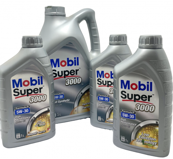 Pack 8 Litros MOBIL Super 3000 Formula P 5W30, 151196 151197
