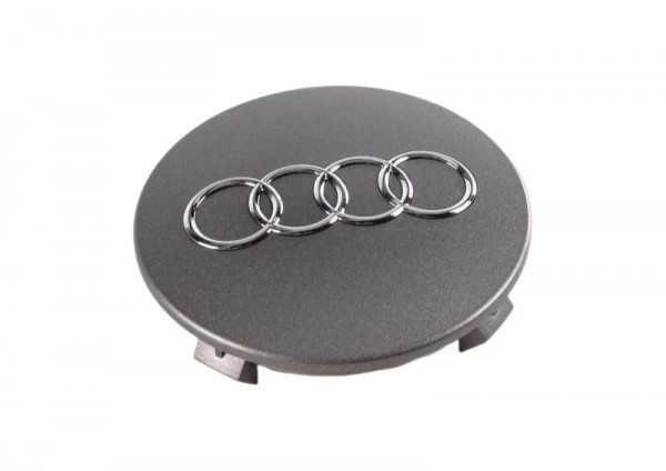 Tapa centro de llanta rueda Buje Gris AUDI Original 8T0601170