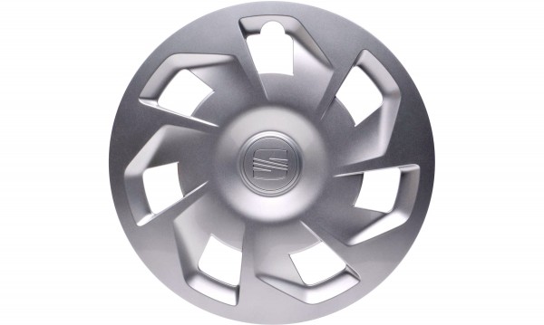 Tapacubo (1 ud) para rueda 'gris plata' ORIGINAL SEAT Mii, 1SL6011471ZX