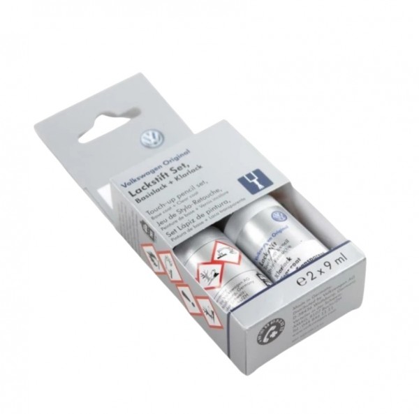 Set Pintura de Retoque Plateado reflectante metálico ORIGINAL VW LST0M2A7W