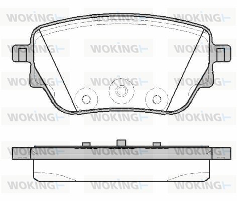 Juego Pastillas Freno Traseras compatibles MERCEDES-BENZ CLASE A W177 CLA C118 A0004207500 P1938300