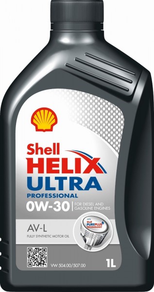 Aceite SHELL Helix Ultra Professional AV-L C2 C3 0W-30, 504.00/507.00 1 Litro