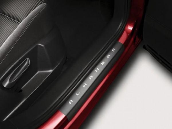 Estriberas Folio negro con logo ORIGINAL SEAT ALHAMBRA 7N5061197B