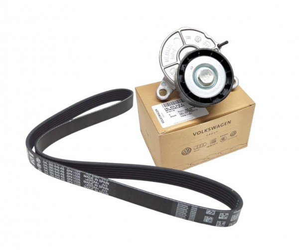 Kit Alternador Correa poli-V vehiculos con aire acondic. '1.6 /2.0 TDI' ORIGINAL VW AUDI