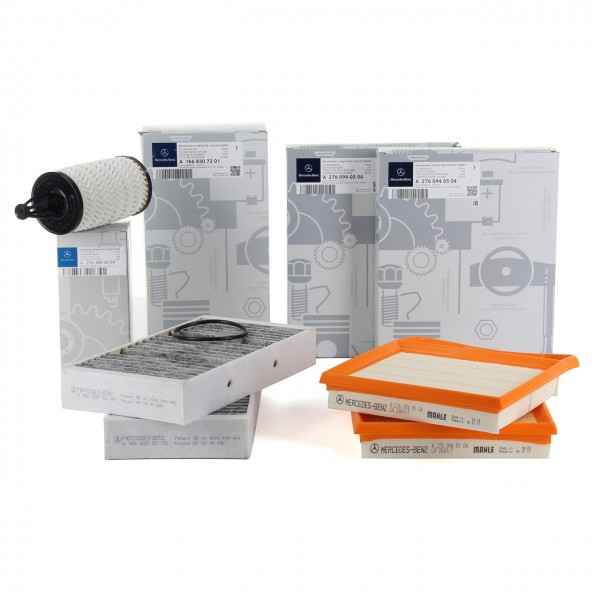 Pack 4 Filtros ORIGINAL MERCEDES-BENZ W166, C292, X166 400/450, AMG, 500e 4-matic