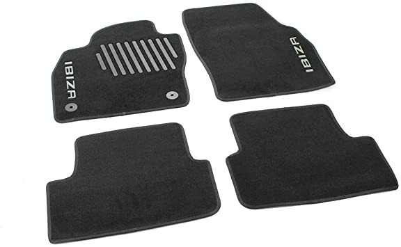 Juego (4 udes) alfombrillas Trail con Texto Ibiza ORIGINAL SEAT Ibiza, 6F1061675C041