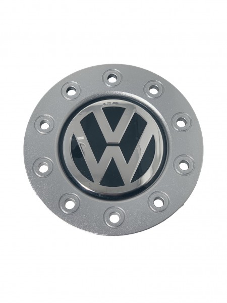 Tapa (1 ud) centro Tapacubos Buje llantas cromo brillante-gris ORIGINAL VW Bora, Golf, 1J0601149AGRB