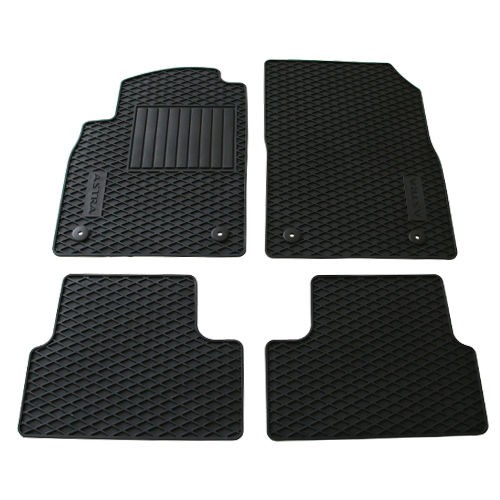 Juego (4 udes) Alfombrillas de goma color negro ORIGINAL OPEL ASTRA J, 32026252