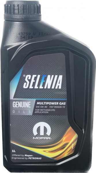 SELENIA MULTIPOWER GAS 5W40, 1 litro