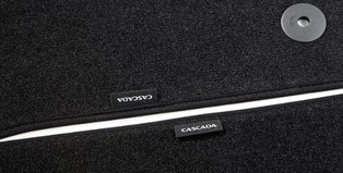 Juego (4 udes) Alfombrillas Económicos negro ORIGINAL OPEL CASCADA 13422347