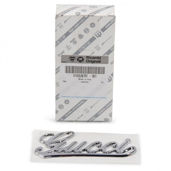 Emblema logotipo 'GUCCI' ORIGINAL FIAT 500 (312) 735538792