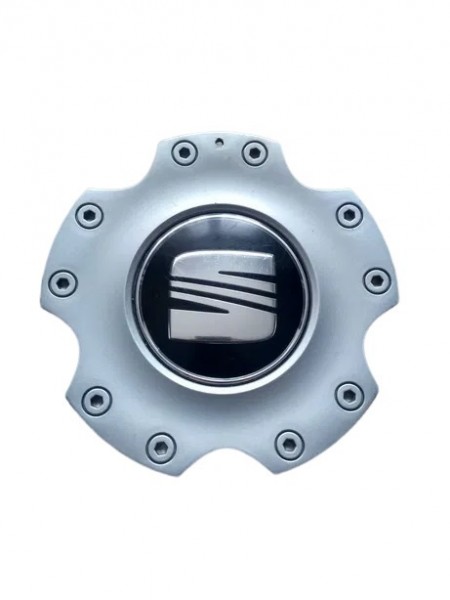 Tapa centro (1 ud) llanta rueda Buje Titanio (gris) - Negro SEAT ORIGINAL 6K0601149R 69Z