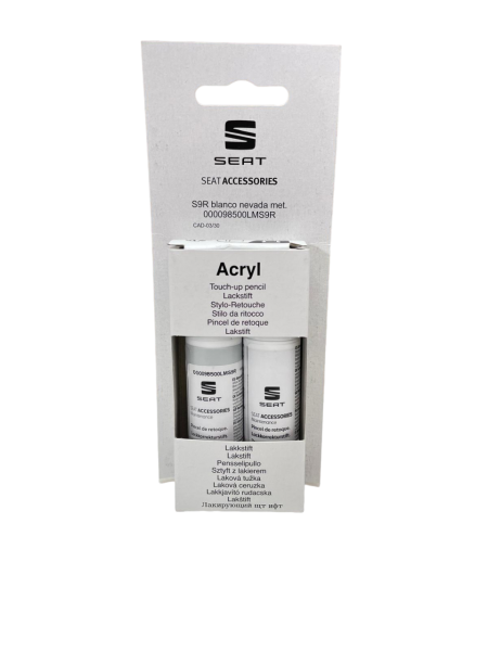 Pincel de retoque BICAPA (Nevada White) ORIGINAL SEAT Tarraco 000098500LMS9R