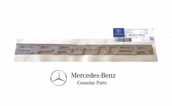 Emblema letras 'Sprinter' de la puerta trasera ORIGINAL MERCEDES-BENZ Sprinter, A9068179014