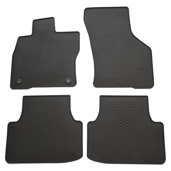 Juego (4 udes) Alfombras CUPRA Goma (TPE), ORIGINAL CUPRA Cupra Leon Formentor, 5FG061500041