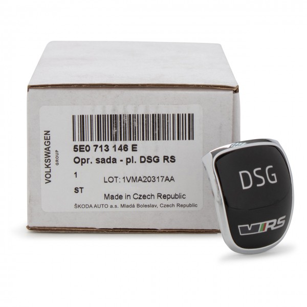 Placa pomo de cambio 6 velocidades ORIGINAL SKODA Octavia IV, Superb II, 5E0713146E