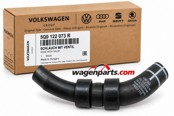Tubo refrigerante con valvula, 5Q0122073R