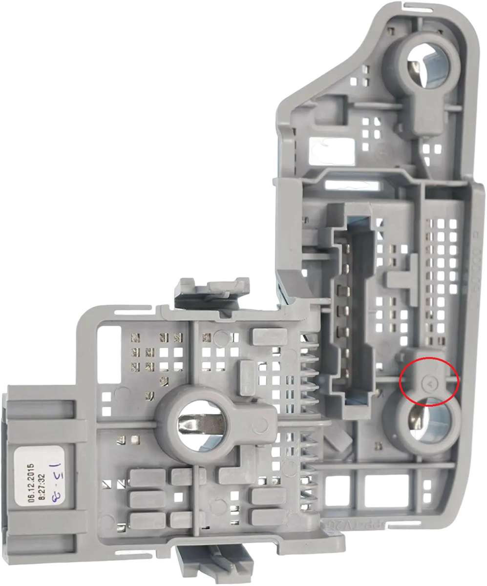 JUDANNA A2048202277 Rear Left Tail Light Cluster Bulb Holder with Light