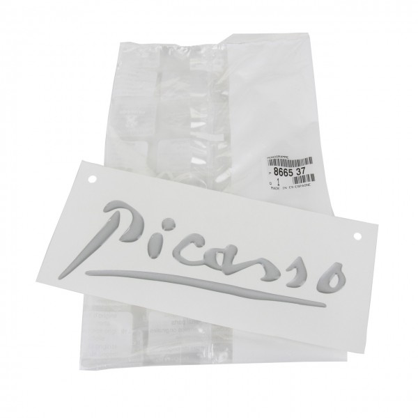 Emblema logotipo 'PICASSO' portón trasero ORIGINAL CITROEN Xsara Picasso (N68),866537