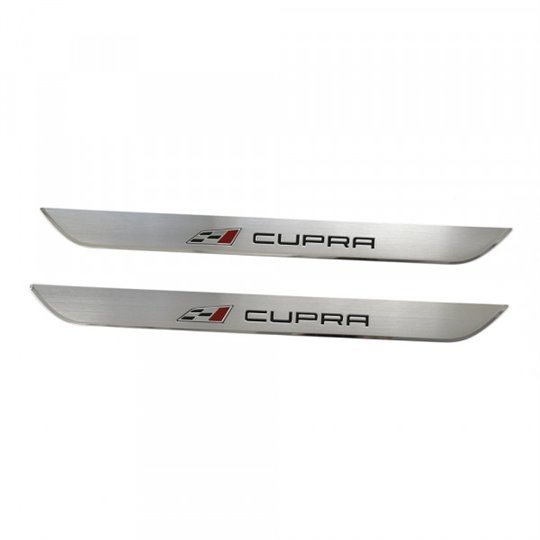 Juego 2 Estriberas acero inoxidable con logotipo 'CUPRA' ORIGINAL SEAT, 5F0853373H041