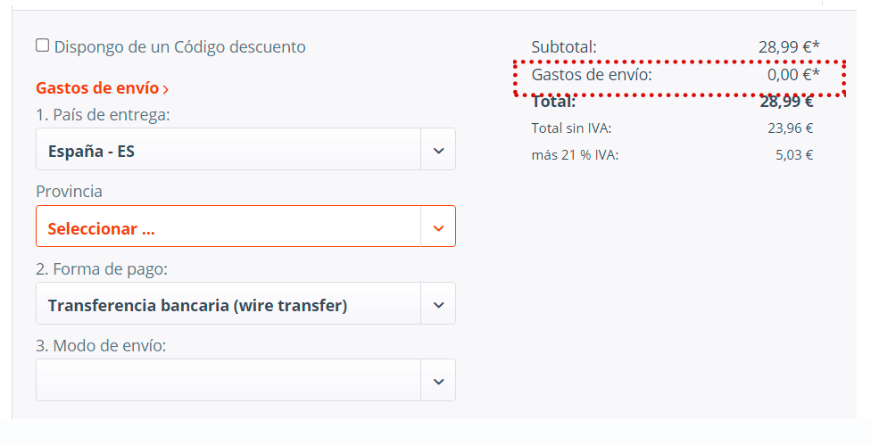 calculadora coste transporte