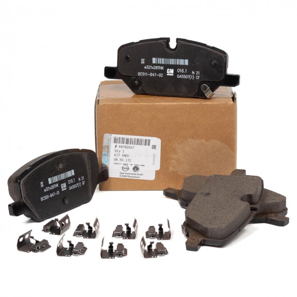 Juego 4 pastillas Freno delanteras ORIGINAL OPEL GM Insignia B (J17,J61), 42794673