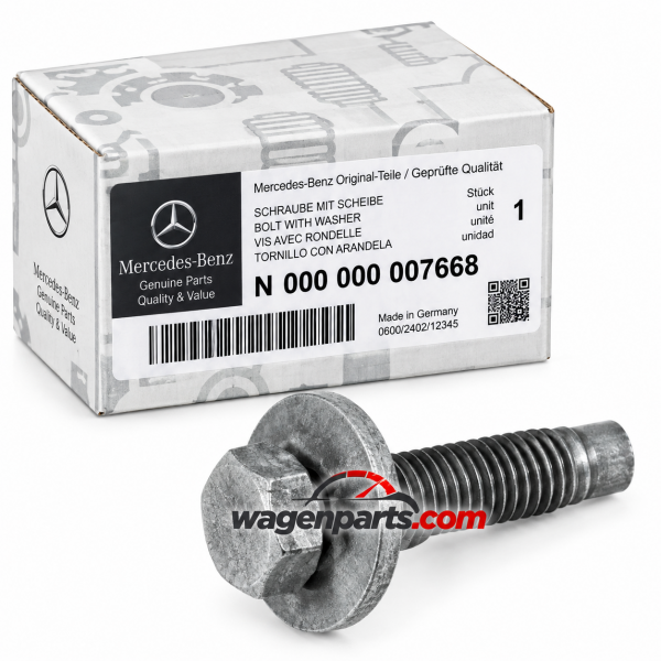 Tornillo con arandela M8x30 fijación cubrecárter ORIGINAL Mercedes-Benz, N000000007668