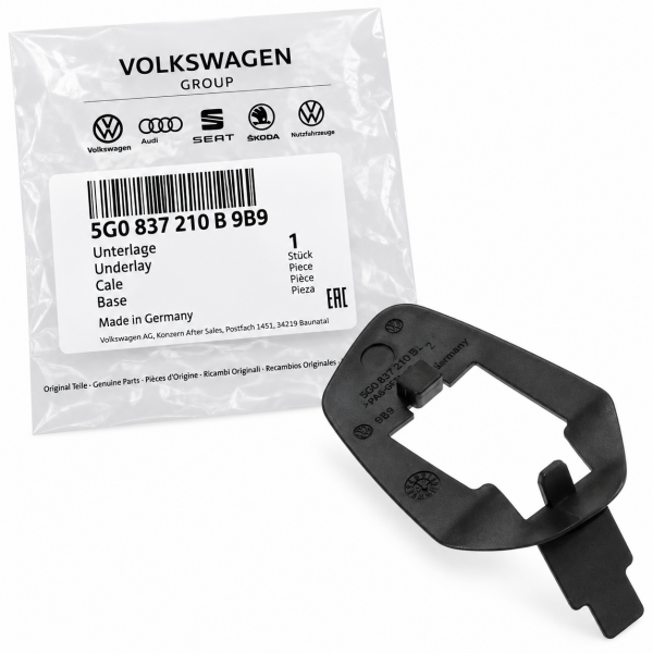 Base derecha delantero Original VW AUDI SEAT SKODA, 5G0837210B9B9