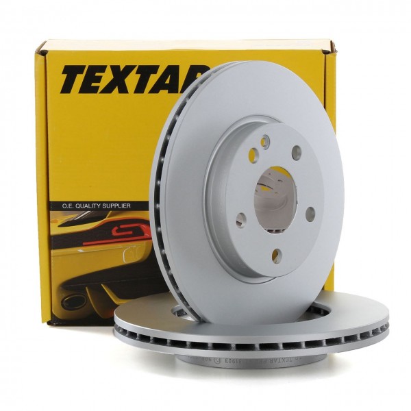 Juego Discos delanteros TEXTAR para MERCEDES-BENZ Clase A W169 Clase B W245, 92131900