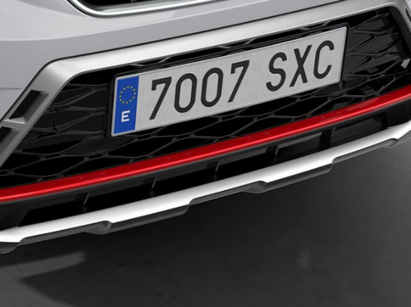 Adhesivo decorativo parachoques frontal 'Rojo Emoción' ORIGINAL SEAT Ateca 575071365S3H