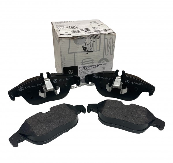 Juego 4 pastillas Freno traseras ORIGINAL MERCEDES-BENZ W204, A0004200205