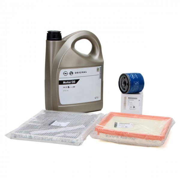 Aceite 5 litros 5W-30 DEXOS1 Gen2 LONGLIFE + Pack 3 Filtros ORIGINAL OPEL GM, Adam