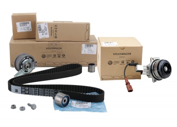 Kit Tensores + Rodamientos + Bomba Agua '1.6 TDI 2.0 TDI' ORIGINAL VW AUDI SEAT SKODA, 04L198119