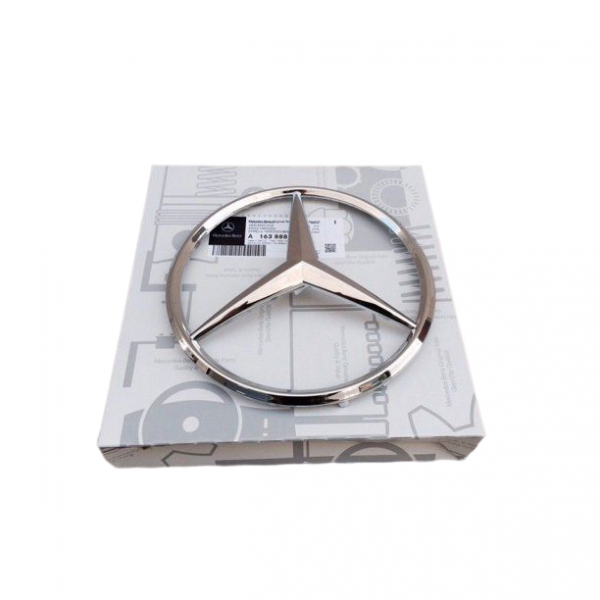 Estrella 'plateada' parrilla delantera ORIGINAL MERCEDES-BENZ ML W163 A1638880086