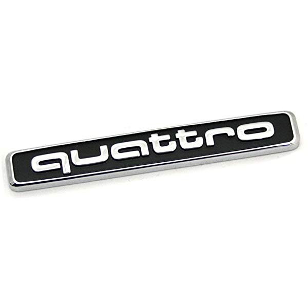 Logotipo Quattro emblema del portón trasero ORIGINAL AUDI 8R0853737A2ZZ