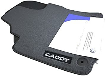 Alfombrilla de textiles delanteras PREMIUM ORIGINAL VW Caddy, 2K1061275PBRYJ