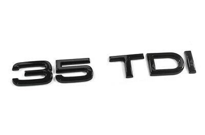 Emblema logotipo '35-TDI' para portón trasero ORIGINAL AUDI, 83A853744BT94