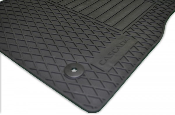 Juego (4 udes) Alfombrillas Todo clima negro ORIGINAL OPEL CASCADA 13422351