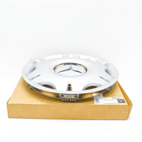 Tapacubos (1 ud) plateado cromado brillante para rueda ORIGINAL MERCEDES-BENZ VITO W639, A6394000025