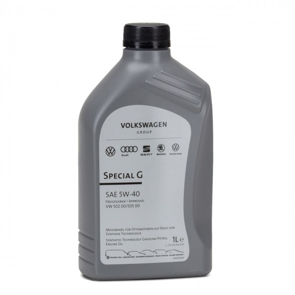 1 Litro Aceite Especial G '5W40' ORIGINAL SEAT SKODA AUDI VW, GS55502M2EUR