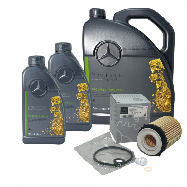 Pack Filtro Aceite ORIGINAL A2701800109 & Aceite ORIGINAL 5W30 MB229.52 7 Llitros