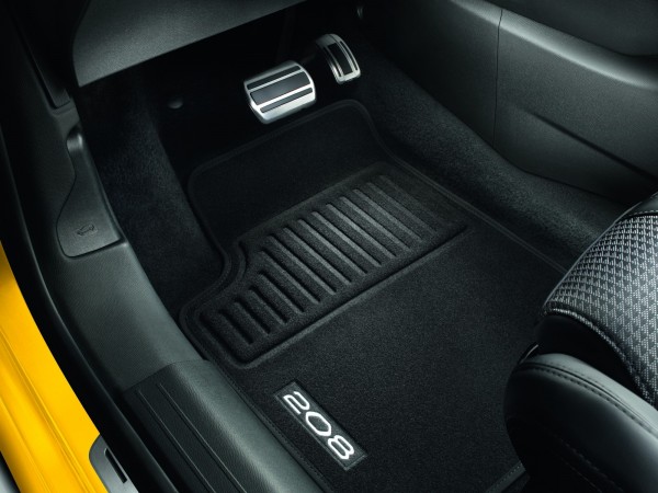 Juego (4 udes) alfombrillas Terciopelo ORIGINAL PEUGEOT 208 (P21), 1648538380