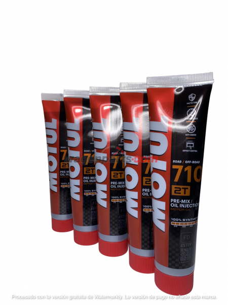 Motul 710 MOTO 2T 104413 - Pack 5 x 125ML