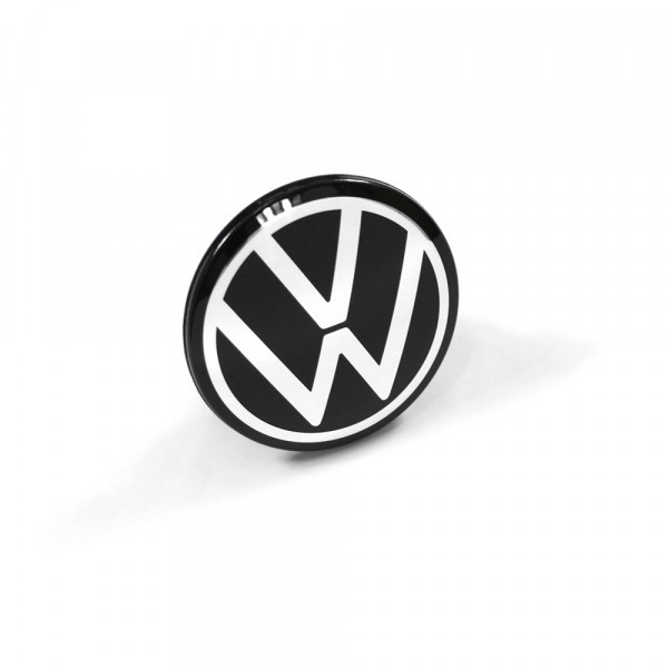 1x Tapa embellecedora centro llanta negro/blanco ORIGINAL VW ID.3, ID.4, ID.5, 10A601171AWA