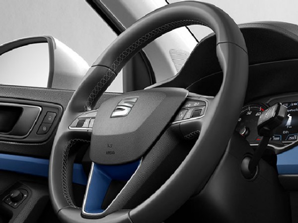 Accesorio decorativo Volante 'Azul misterioso' ORIGINAL SEAT 575072390AUP7