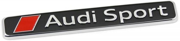 Emblema logotipo 'AUDI SPORT' cromado ORIGINAL AUDI R8 Coupe/Spyder (4S), 4S0853737D2ZZ