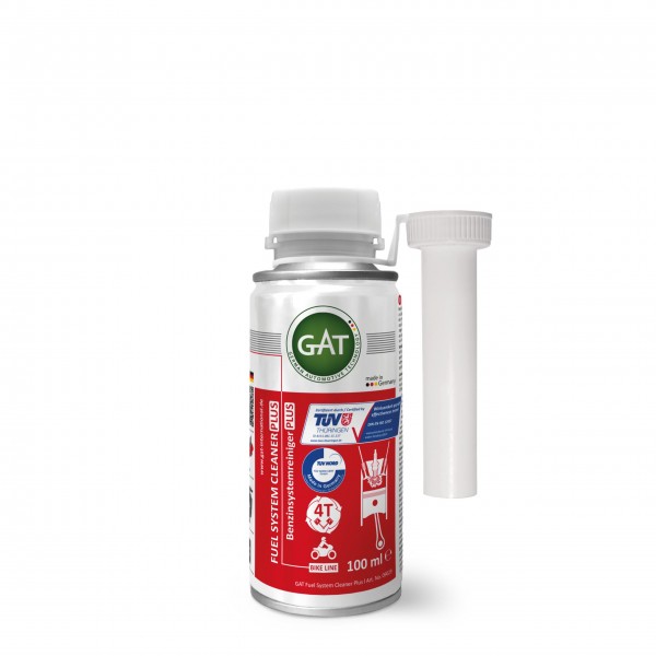 Aditivo GAT Limpiador Plus del Sistema Gasolina Moto 100 ml,09029